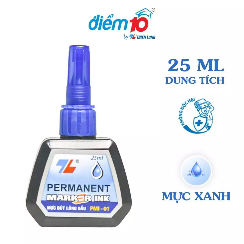 Mực bút lông dầu Thiên Long PMI-01,
