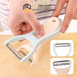 [Nạo nhựa] Nạo rau củ hoa quả 2 trong 1 siêu tiện lợi TMK Shop