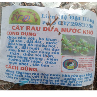 1kg cây rau dừa nước khô