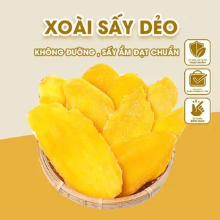 Xoài sấy dẻo nguyên miếng túi 500g, không xơ, chua ngọt thanh tự nhiên VitaFruit