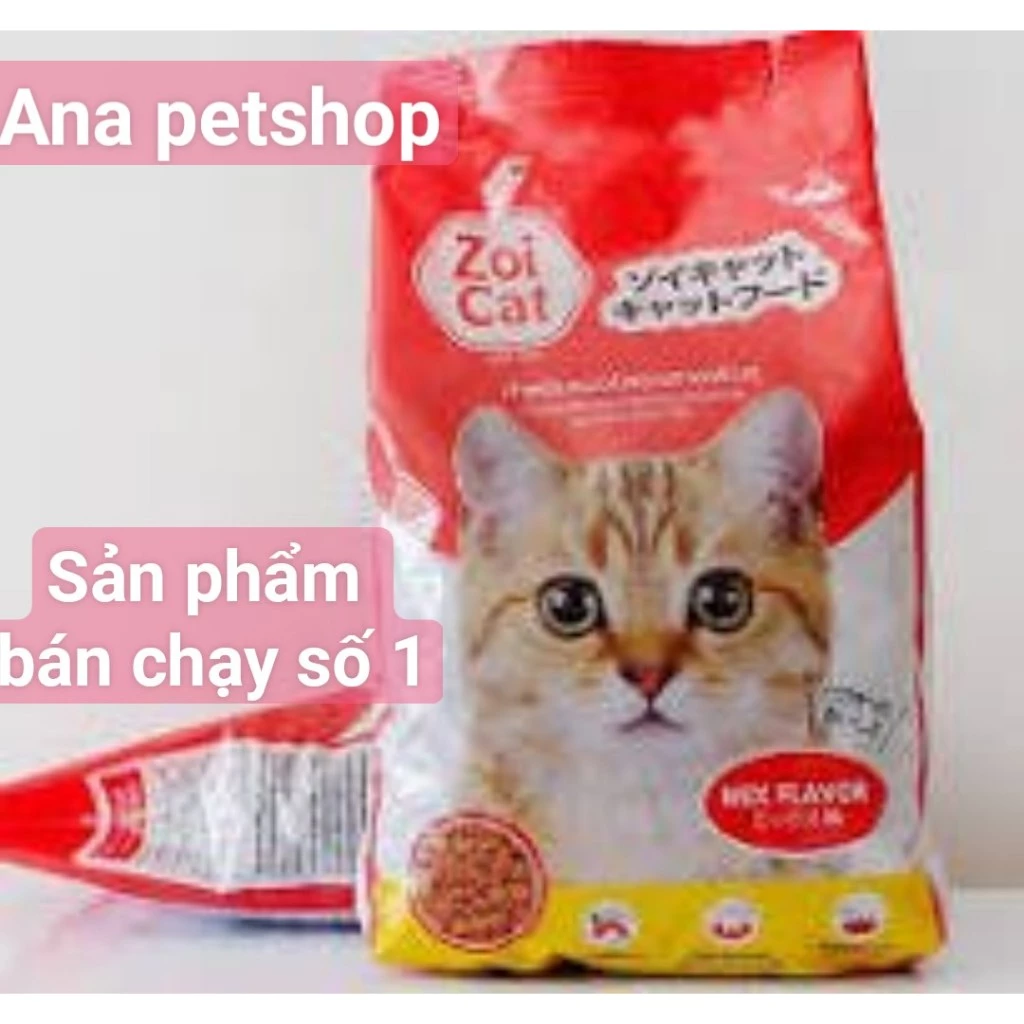 zoi cat 1kg - thức ăn cho mèo trưởng thành túi nguyên công ty