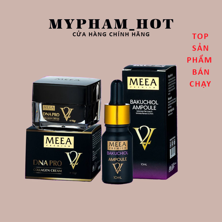 Combo Face DNA PRO VER 2 Cá Hồi - Tinh Chất BAKUCHOIL MEEA Chính Hãng