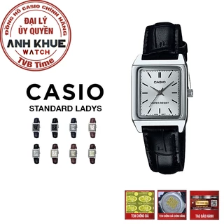 Đồng hồ nữ dây da Casio chính hãng LTP-V007 Series