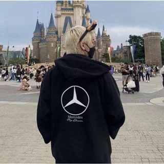 Áo hoodie my dream mecerdes BMW Porscher nam nữ loacal brand nỉ bông cao cấp hình thật dài tay sweater cổ tròn