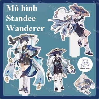 sẵn Mô hình Wanderer Genshin Impact | Standee acrylic mica Ganyu Albedo Zhongli Tartaglia xinh cực Scaramouche Mochi