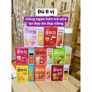 Trà lên men tự nhiên Daily KOMBUCHA DANONGWON Hàn Quốc ( 1 hộp 20 gói TẶNG BÌNH PHA )