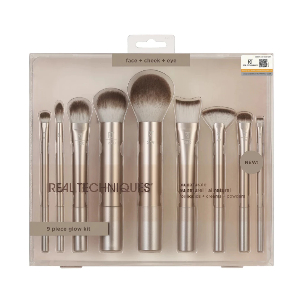 Bộ Cọ Real Techniques Au Naturale Brush Kit 9 Piece Set 4266