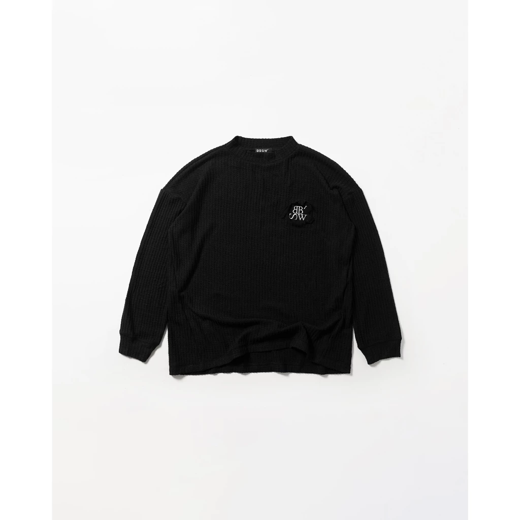 Áo Thun Len B' Black Knit Sweater