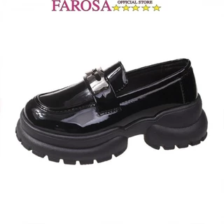 Giày đốc nữ Oxford buộc dây đế bằng 4cm FAROSA -K37 dáng dày phong cách hót trend của năm