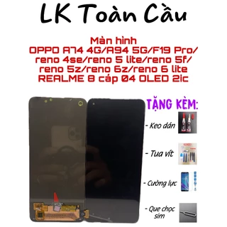 Màn HÌnh OPPO A94-5G / F19 pro / reno 4se / reno 5z / reno 6z / reno 5F / reno 5 lite / realme V15 New Full bộ màu đen