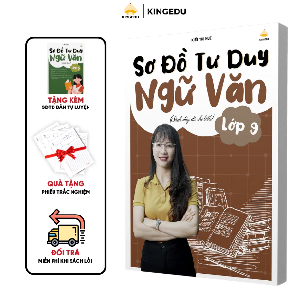 Sách - Kingedu Sơ đồ tư duy Ngữ Văn 9