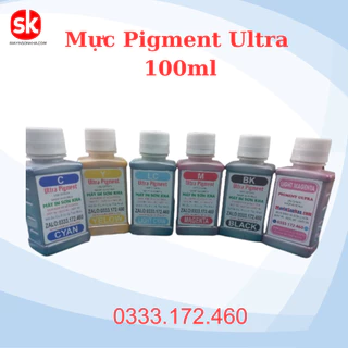 Mực Ultra Pigment 100ml Dành Cho Máy In Phun Màu Epson (Mực Dầu)