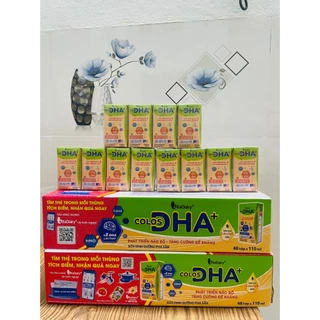 Thùng 48 hộp sữa pha sẵn Vitadairy Colos DHA 110ml kèm thè QR tích điểm