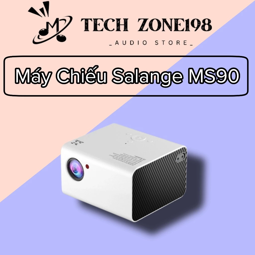 Máy Chiếu SALANGE MS90 Android Full HD1080P tặng màn chiếu và giá đỡ 600k