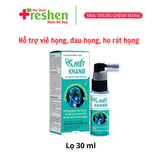 Dung dịch xịt miệng - họng Khiết Khang