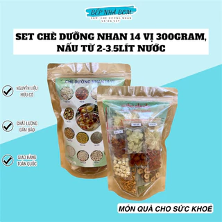 [300GRAM] SET chè dưỡng nhan 14 vị có HOA MỘC (ít đường phèn), Bếp Nhà Bom