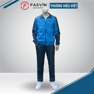 Bộ Quần Áo Gió Thể Thao Nam FASVIN BD22533.HN 02 Lớp Lót Thun Dày Dặn Ấm Áp Chất Vải Kiểu Dáng Đẹp