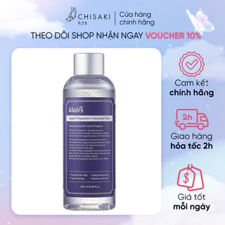 Nước Hoa Hồng Klairs Không Mùi Cho Da Nhạy Cảm 180ml