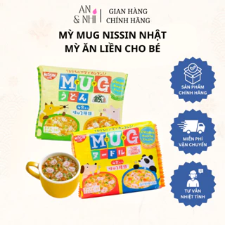 Mỳ Mug Nissin siêu ngon cho bé bịch 4 gói