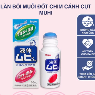 Lăn Bôi Muỗi Đốt Chim Cánh Cụt MUHI An Toàn Cho Bé Nội Địa Nhật Bản 50ml