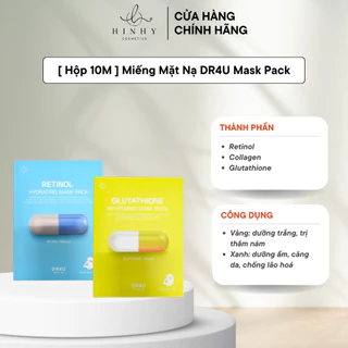 [ Hộp 10M ] Miếng Mặt Nạ DR4U Mask Pack