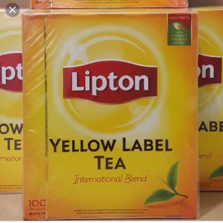 TRÀ LIPTON NHÃN VÀNG YELLOW LABEL - HỘP 100 TÚI LỌC