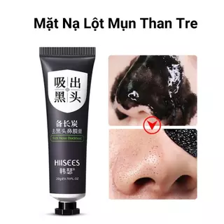 Mặt Nạ Bùn Khoáng Lột Mụn Đầu Đen Thu Nhỏ Lỗ Chân Lông, Gel Lột Mụn Than Tre Làm Sạch Mụn Đầu Đen Mụn Cám