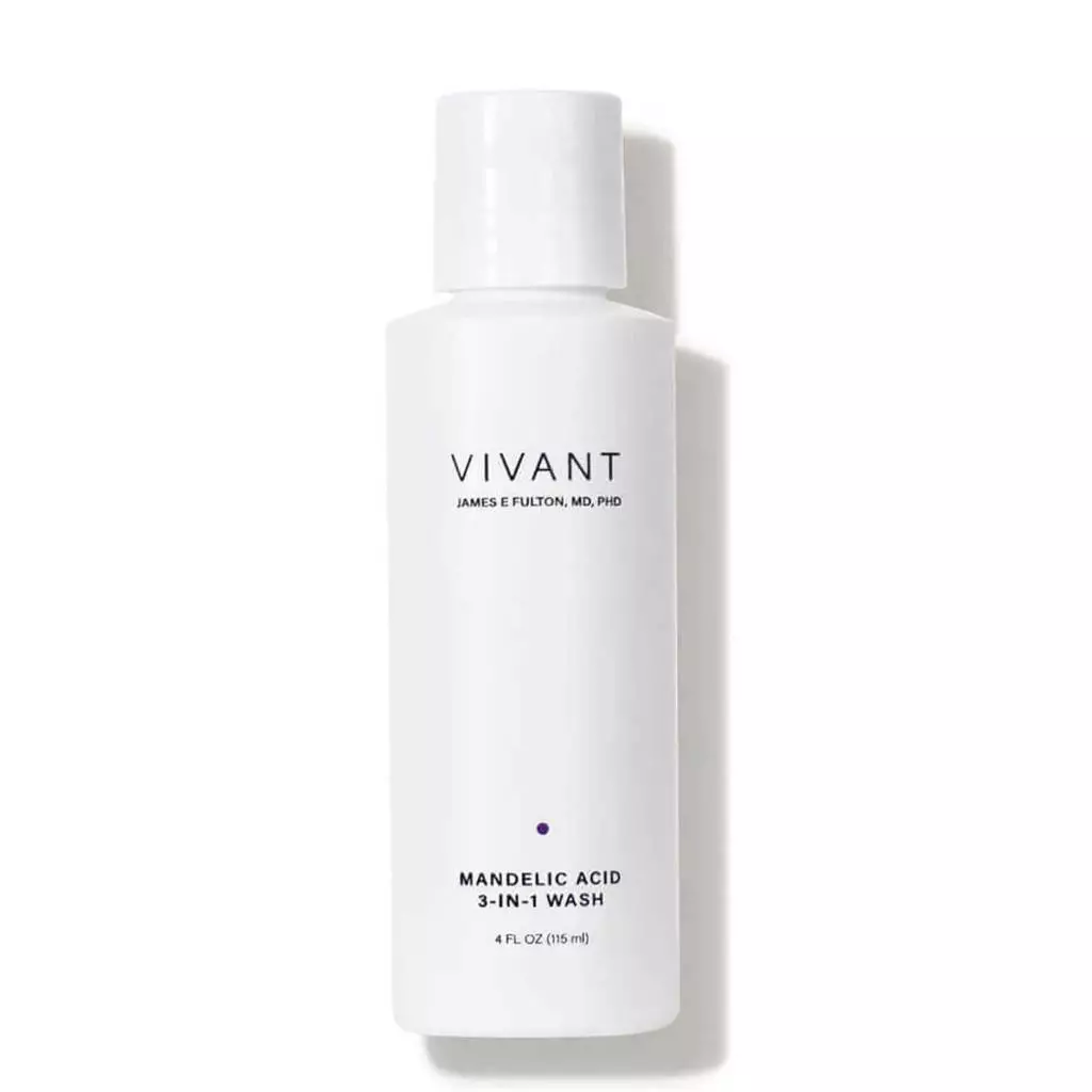 Sữa rửa mặt chống oxy hóa, nhẹ nhàng tẩy tế bào chết Vivant Skincare Mandelic Acid 3-In-1 Wash 115Ml (R) (HSD: 6/25)