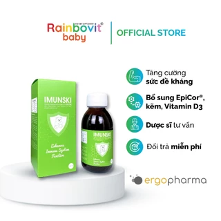 Vitamin Imunski Hỗ Trợ Tăng Đề Kháng Giảm Ốm Vặt Bổ Sung Dưỡng Chất Giúp Trẻ Phát Triển Khỏe Mạnh [Phân Phối Chính Hãng]