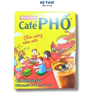 Cà phê sữa đá MacCoffee café Phố hộp 240g