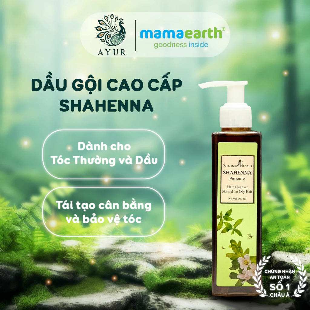 Dầu Gội Thảo Dược Cao Cấp Shahenna Giảm Rụng Tóc Bảo Vệ Tóc Khỏi Gàu