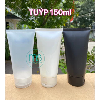 Tuýp nhựa 150ml nắp bật có seal dán miệng