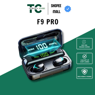 Tai nghe bluetooth Amoi F9 Pro bản quốc tế cao cấp, cảm biến vân tay, kiêm sạc dự phòng - TC Store