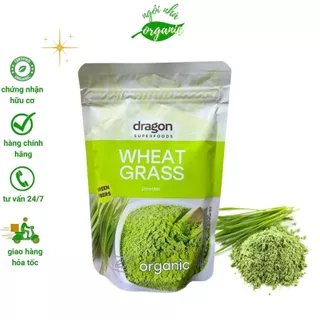 Bột cỏ lúa mì hữu cơ 150g Dragon SuperFoods Organic WheatGrass Powder