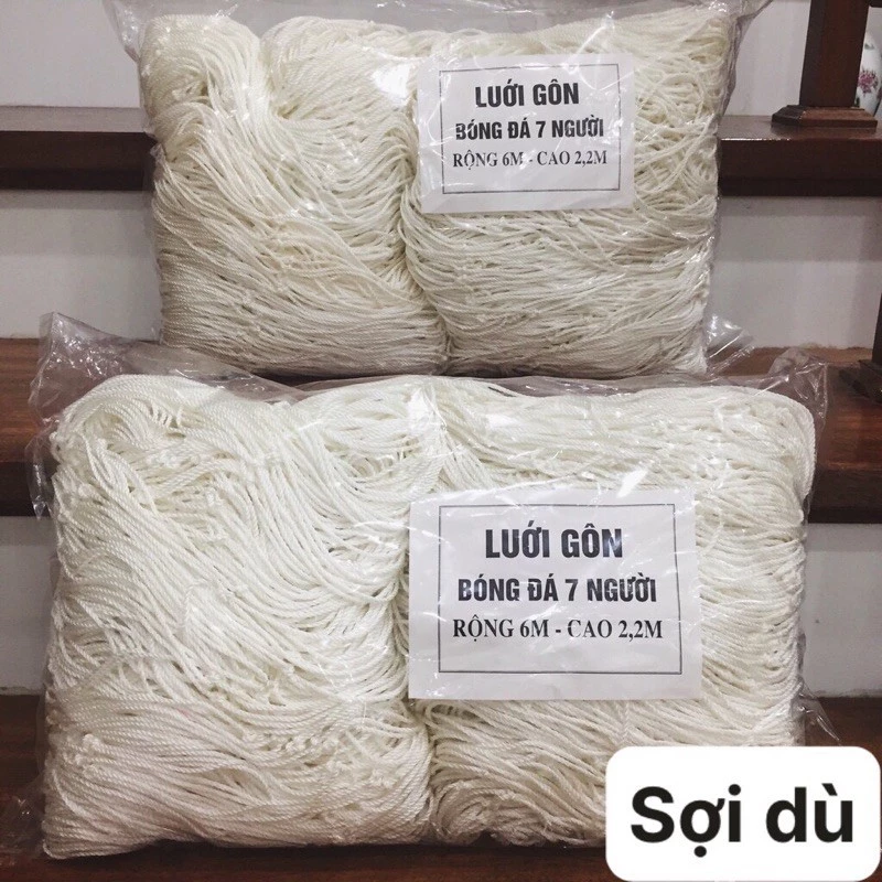 Lưới gôn bóng đá 5,7người DÙ mini cực bền,chắc,đẹp,Hàng có sẵn