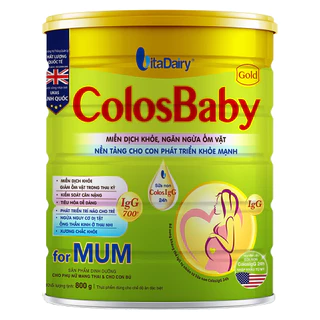 date 29/6/2024- Sữa bầu Colosbaby Gold Mum 800g