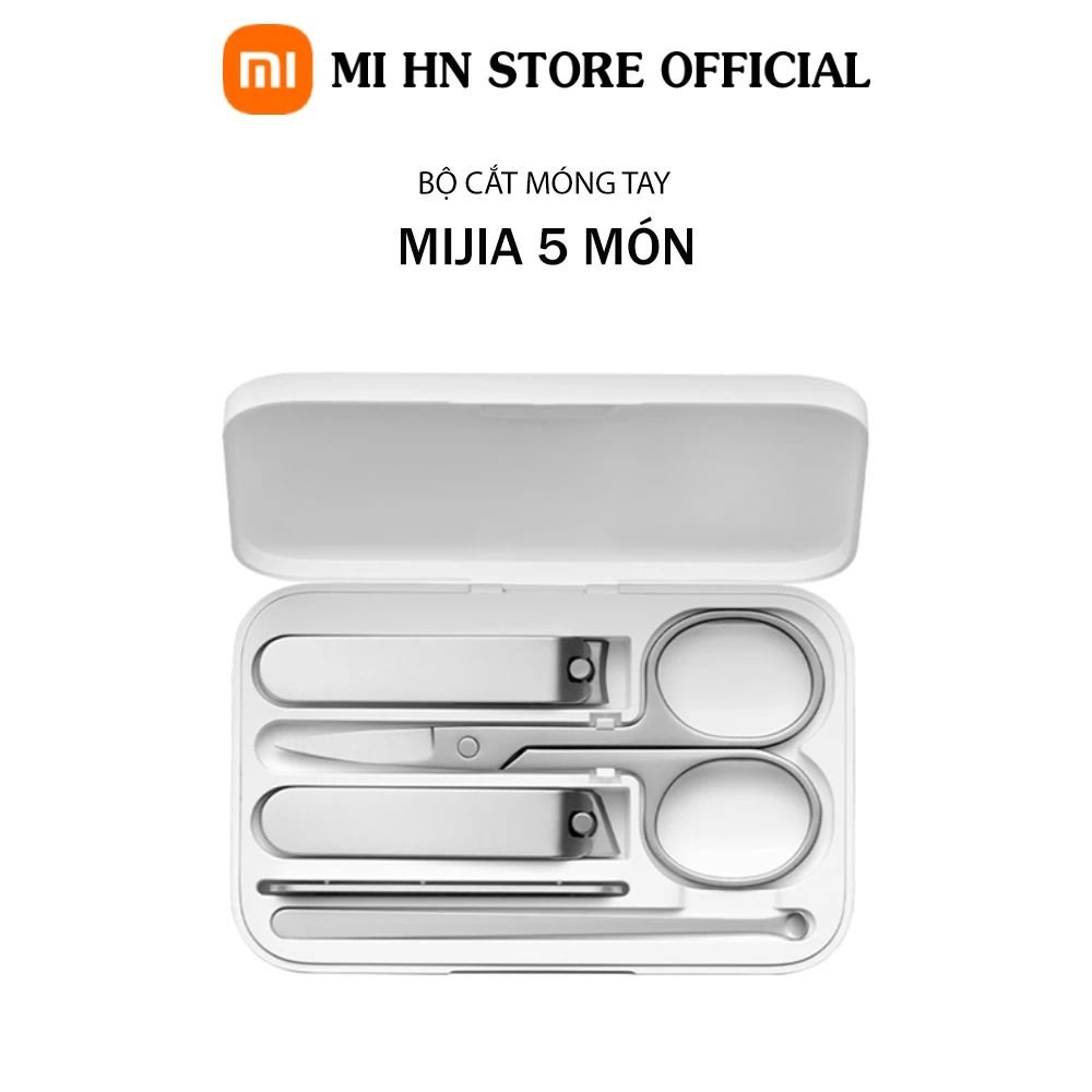 Bộ dụng cụ chăm sóc, cắt móng tay Xiaomi Mijia 5 món, thép không gỉ