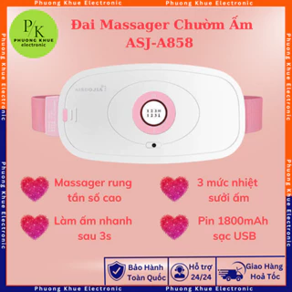 Máy massager làm ấm bụng, đai chườm ấm ASJ-A858 giúp giảm đau bụng kinh cho chị em phụ nữ đến kì, Bảo Hành 12 tháng