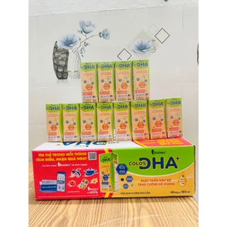 Thùng 48 hộp sữa pha sẵn Vitadairy Colos DHA+ 180ml kèm thè QR tích điểm