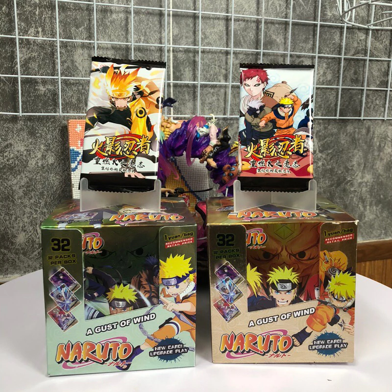 Bộ Thẻ Naruto Giá rẻ 32 Packs 160 Thẻ - Thẻ nhân phẩm Naruto - Full box bộ sưu tập Naruto