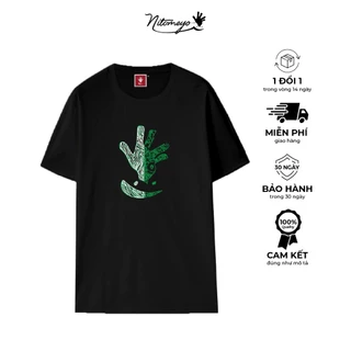 Áo Thun Oversize NITOMEYO GreenFace Tee