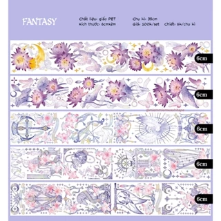 [Chiết 35cm] Băng washi chủ đề fantasy