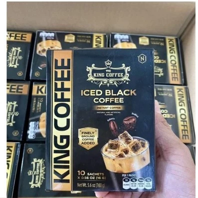 Cà Phê King Đen Đá ICED BLACK ( hộp 10 gói)