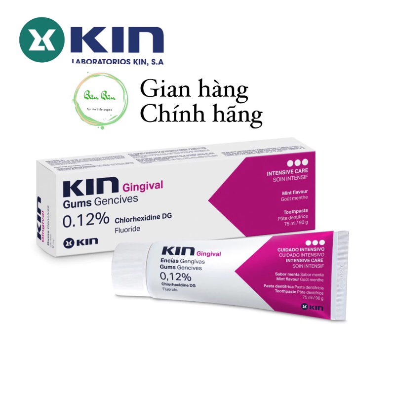 Kem đánh răng chống viêm Kin dành cho người viêm lợi, chảy máu chân răng