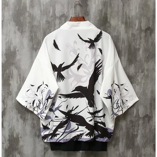 (SIZE NỮ) Áo khoác kimono haori happi đại điêu