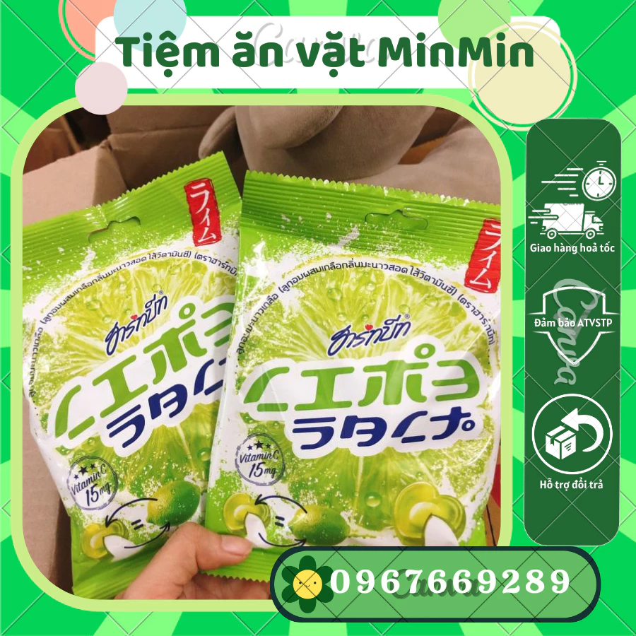 kẹo chanh muối thái lan ( gói 100gr)