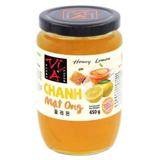 Trà Golden Farm mật ong Vị Á hũ 450g - gừng, sả, chanh, đào nhài