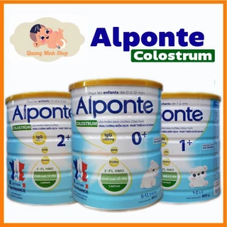 Sữa Bột Alponte Colostrum 0+ 1+ 2+ Lon 800g Date 2025 Chính Hãng