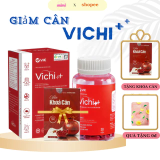 [Mua 1 Tặng 1] Giảm cân Vichi ++ viên uống thảo mộc tư nhiên an toàn chính hãng dành cho cơ địa khó giảm