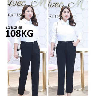 QUẦN Tây NỮ BIG SIZE 2 LY, QUẦN BAGGY NỮ BIGSIZE, SIZE LỚN, SIZE ĐẠI SIZE TO 108KG